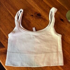 Nikibiki Cream Ribbed Top